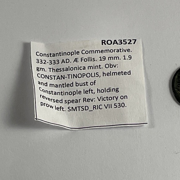 CONSTANTINE I the GREAT Founds Constantinople 332 - 333 AD Ancient Roman Coin - Picture 8 of 16